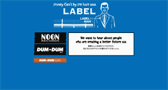 Desktop Screenshot of label.dum-dum.tv